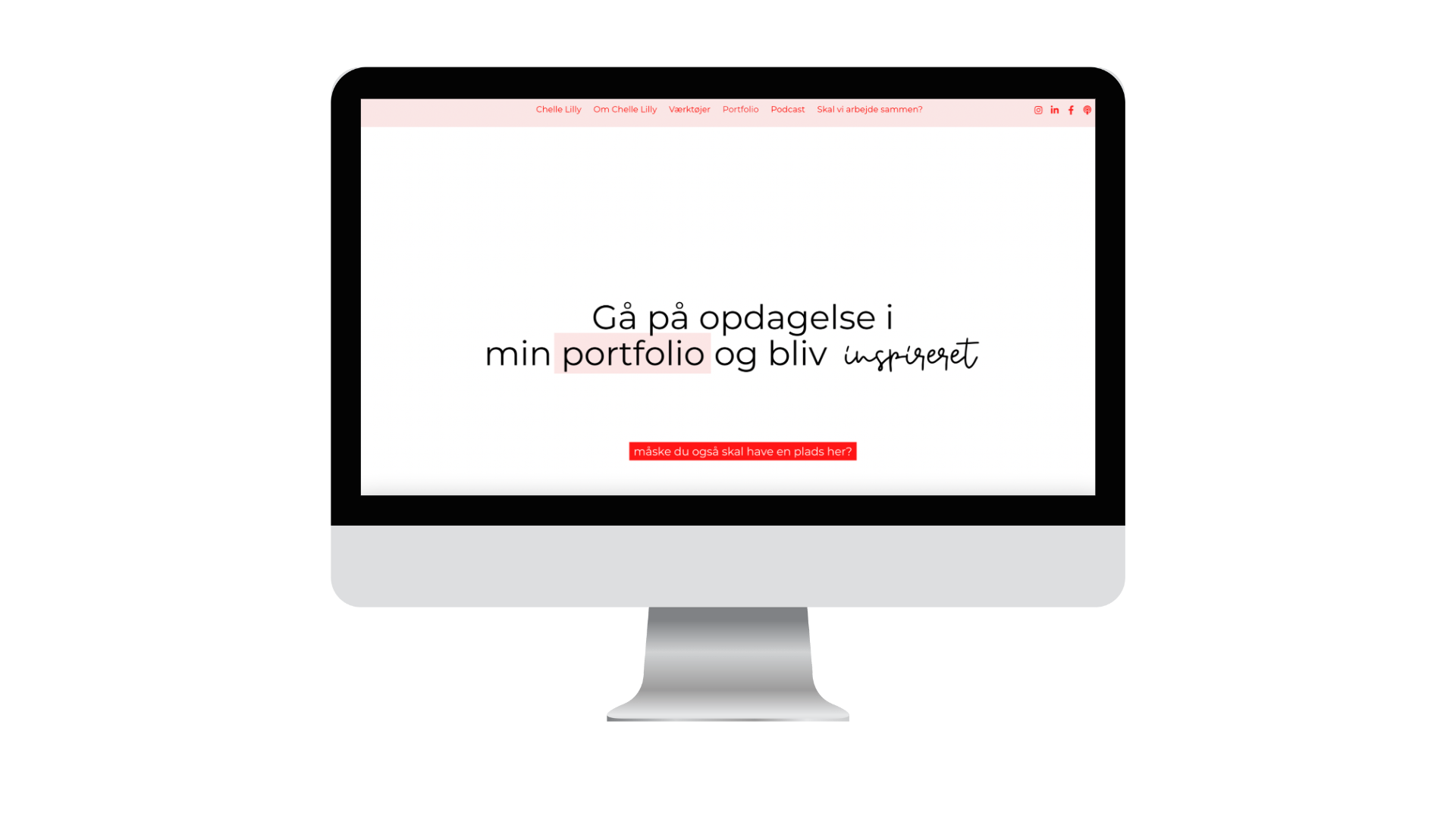 Tilføjelse af portfolio site/projektsider inkl custom CSS